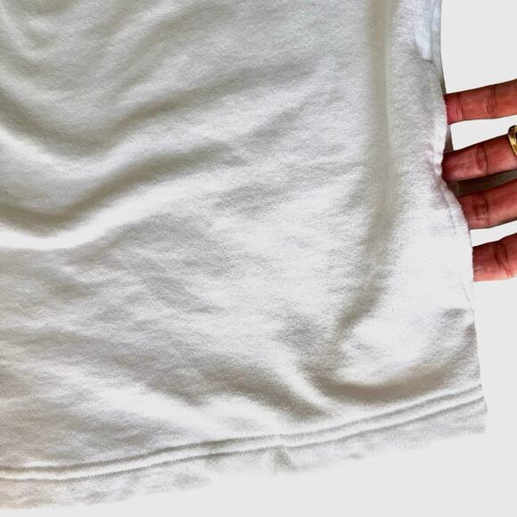 Victoria Secret Y2K PINK Sweatshirt Womens Small Gray White Pullover Relaxed Fit - Picture 8 of 11